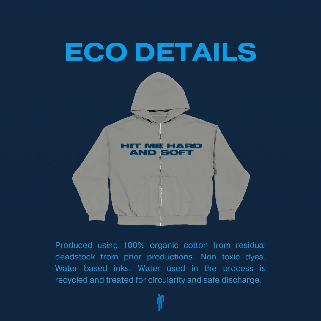 HIT ME HARD AND SOFT Zipper Hoodie